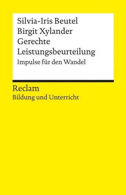 Birgit Xylander, Silvia-Iris Beutel - Gerechte Leistungsbeurteilung. Impulse für den Wandel, E-bok