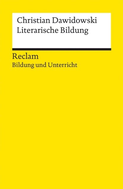 Christian Dawidowski - Literarische Bildung, E-bok