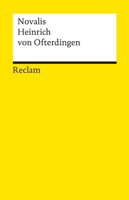 Novalis (d. i. Friedrich von Hardenberg), Wolfgang Fruhwald - Heinrich von Ofterdingen, E-bok