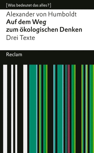 Alexander von Humboldt, Ottmar Ette - Auf dem Weg zum ökologischen Denken. Drei Texte, E-bok