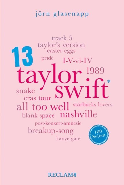 Jorn Glasenapp - Taylor Swift. 100 Seiten, E-bok