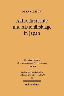 Aktionärsrechte und Aktionärsklage in Japan