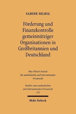 Sabine Selbig - Förderung und Finanzkontrolle gemeinnütziger Organisationen in Großbritannien und Deutschland, Häftad