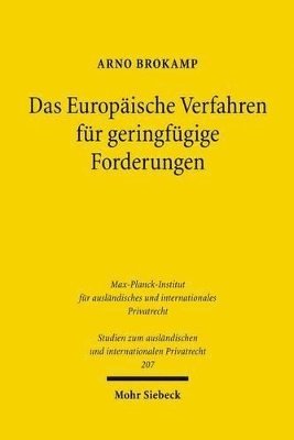 Das Europäische Verfahren für geringfügige Forderungen