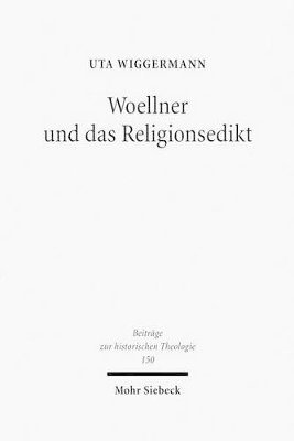 Woellner und das Religionsedikt
