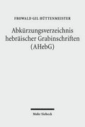 Abkrzungsverzeichnis hebrischer Grabinschriften (AHebG)