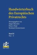Handwrterbuch des Europischen Privatrechts