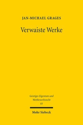 Jan-Michael Grages - Verwaiste Werke, Häftad