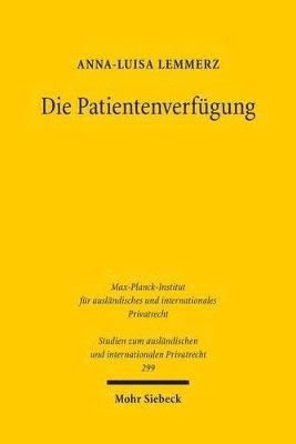 Anna-Luisa Lemmerz - Die Patientenverfügung, Häftad