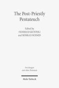Post-Priestly Pentateuch