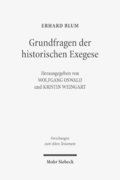 Grundfragen der historischen Exegese