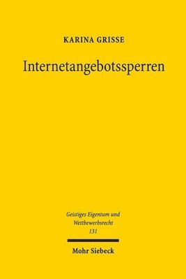 Karina Grisse - Internetangebotssperren, Häftad