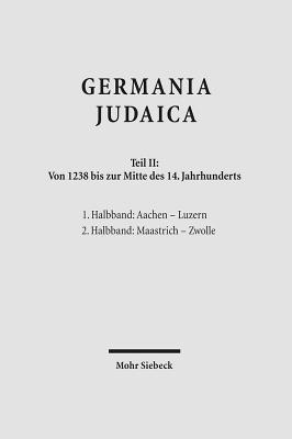 Zvi Avneri - Germania Judaica, Inbunden