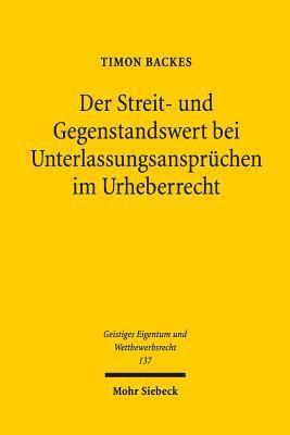 Der Streit- und Gegenstandswert bei Unterlassungsansprüchen im Urheberrecht