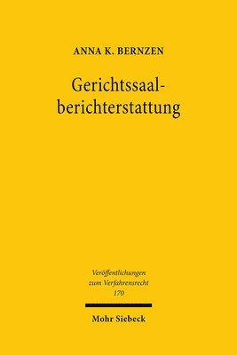 Anna K. Bernzen - Gerichtssaalberichterstattung, Häftad