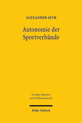 Autonomie der Sportverbände