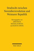 Strafrecht zwischen Novemberrevolution und Weimarer Republik
