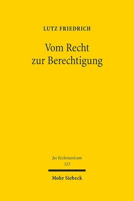 Vom Recht zur Berechtigung