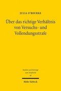 �ber das richtige Verh�ltnis von Versuchs- und Vollendungsstrafe