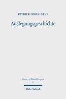 Patrick Ihben-Bahl - Auslegungsgeschichte, Häftad. Tillgänglighet: Lägg i varukorg