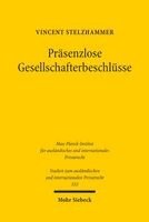 Vincent Stelzhammer - Präsenzlose Gesellschafterbeschlüsse, Häftad