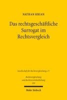 Nathan Krian - Das rechtsgeschäftliche Surrogat im Rechtsvergleich, Inbunden. Tillgänglighet: Lägg i varukorg