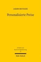 Jakob Metzger - Personalisierte Preise, Inbunden