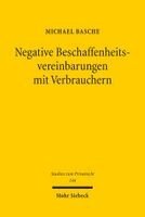 Michael Basche - Negative Beschaffenheitsvereinbarungen mit Verbrauchern, Häftad