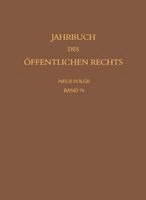 Oliver Lepsius, Angelika Nußberger, Christian Waldhoff, Christian Walter - Jahrbuch des öffentlichen Rechts der Gegenwart. Neue Folge, Inbunden. Tillgänglighet: Lägg i varukorg