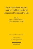 Stefan Grundmann, Caroline Sophie Rapatz - German National Reports on the 22nd International Congress of Comparative Law, Häftad. Tillgänglighet: Lägg i varukorg
