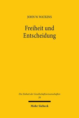 Freiheit und Entscheidung