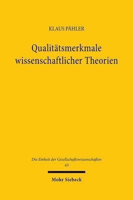 Qualitätsmerkmale wissenschaftlicher Theorien