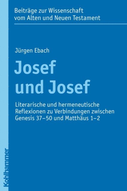 Jurgen Ebach - Josef und Josef, E-bok