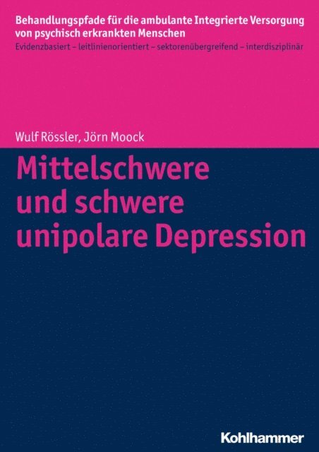 Kirsten Kopke, Christian Koch, Dorothea Buchtemann, Jeanett Radisch, Jorn Moock, Wolfram Kawohl, Denise Kastner, Wulf Rossler - Mittelschwere und schwere unipolare Depression, E-bok