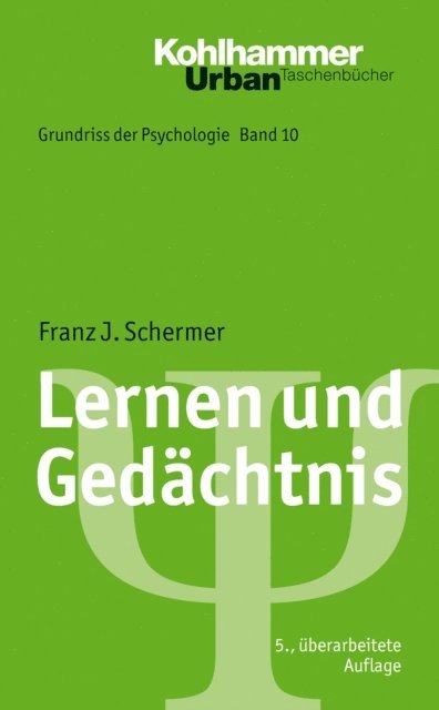 Franz J. Schermer - Lernen und Gedächtnis, E-bok