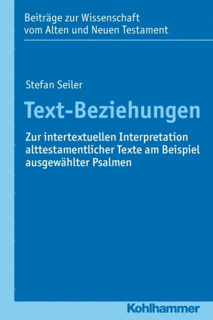 Stefan Seiler - Text-Beziehungen, E-bok