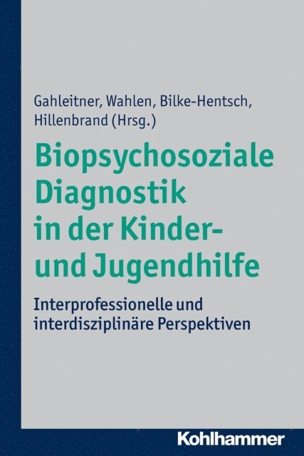 Dorothee Hillenbrand, Oliver Bilke-Hentsch, Karl Wahlen, Silke Birgitta Gahleitner - Biopsychosoziale Diagnostik in der Kinder- und Jugendhilfe, E-bok