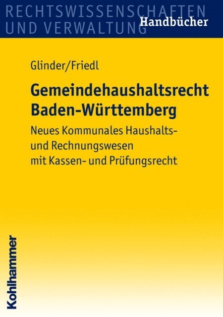 Eric Friedl, Peter Glinder - Gemeindehaushaltsrecht Baden-Württemberg, E-bok