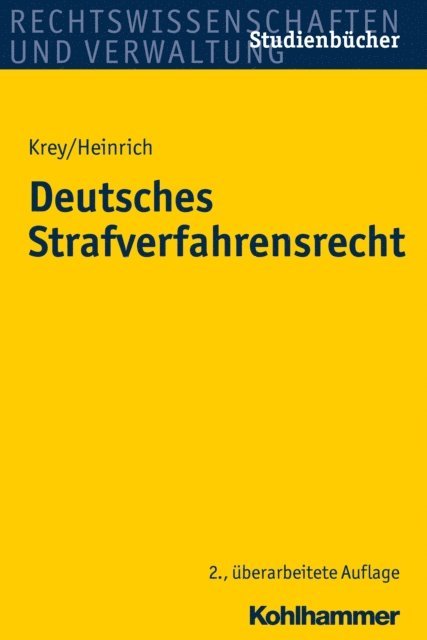 Manfred Heinrich - Deutsches Strafverfahrensrecht, E-bok