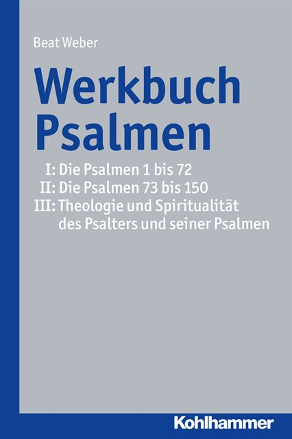 Beat Weber - Werkbuch Psalmen I + II + III, E-bok