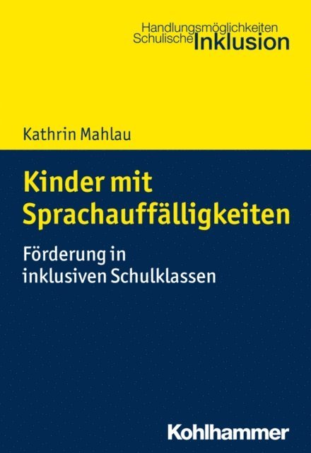 Kathrin Mahlau - Kinder mit Sprachauffälligkeiten, E-bok