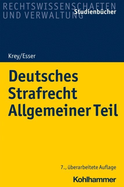Robert Esser - Deutsches Strafrecht Allgemeiner Teil, E-bok