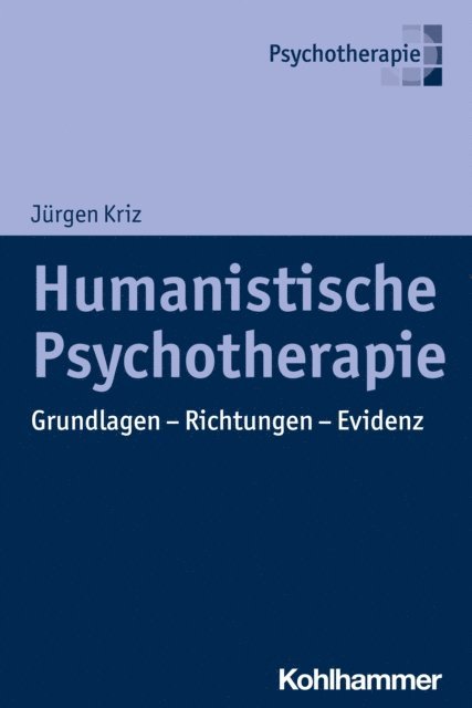 Jurgen Kriz - Humanistische Psychotherapie, E-bok