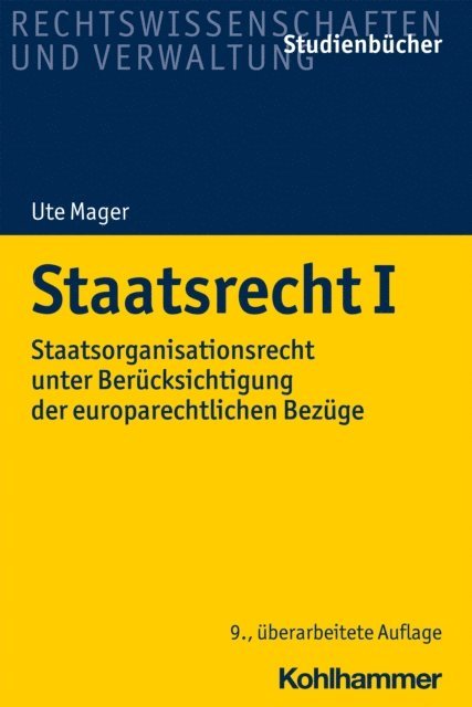 Ute Mager - Staatsrecht I, E-bok