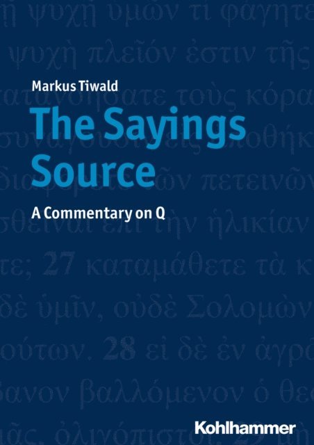 Markus Tiwald - Sayings Source, E-bok