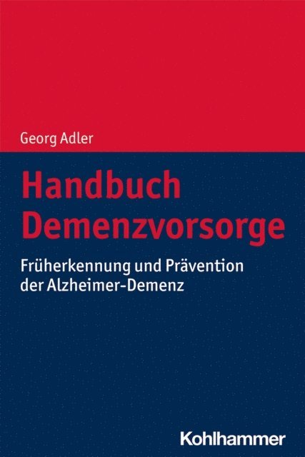 Georg Adler - Handbuch Demenzvorsorge, E-bok