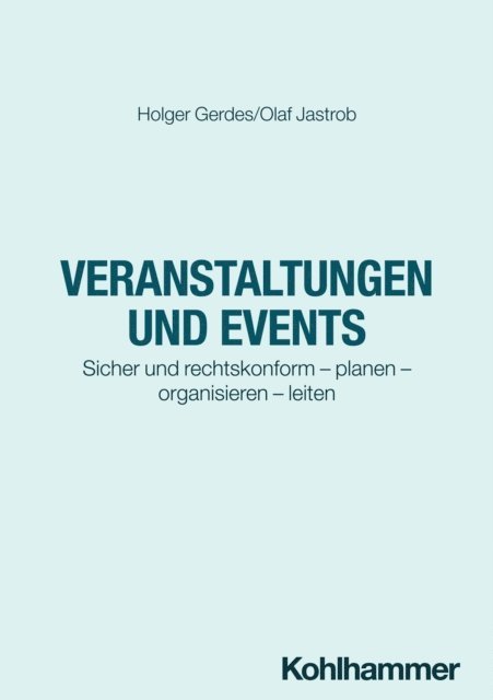 Olaf Jastrob, Holger Gerdes - Veranstaltungen und Events, E-bok