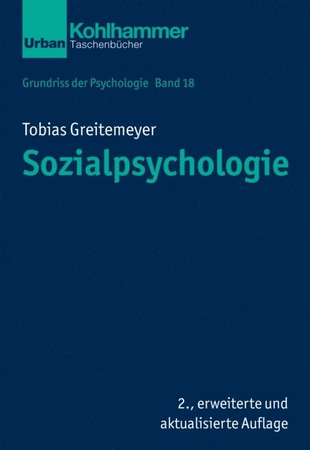 Tobias Greitemeyer - Sozialpsychologie, E-bok