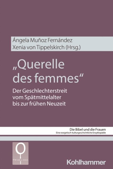 Angela Munoz Ferndandez, Xenia von Tippelskirch - "Querelle des femmes", E-bok