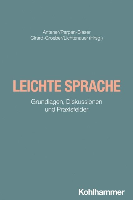 Gabriela Antener, Anne Parpan-Blaser - Leichte Sprache, E-bok